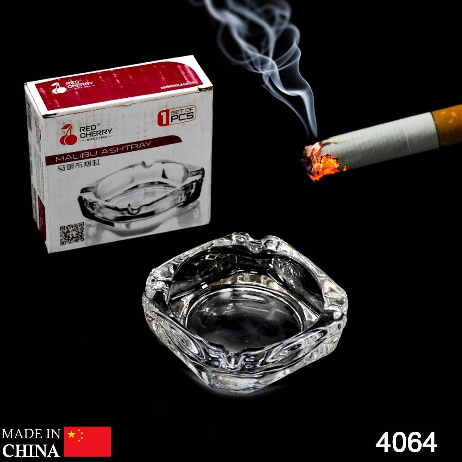 4064 Glass Brunswick Crystal Quality Cigar Cigarette Ashtray Round Tabletop for Home Office Indoor Outdoor Home Decor DeoDap 4064 Glass Brunswick Crystal Quality Cigar Cigarette Ashtray Round Tabletop for Home Office Indoor Outdoor Home Decor DeoDap